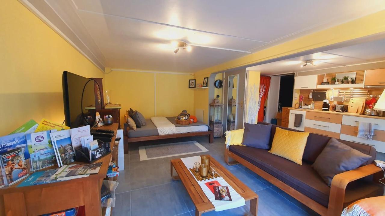 Ravissant Studio Neuf, Entierement Equipe, Fonctionnel De 40 M2 Avec Entree Independante Dans La Campagne Campagnes Massonnens Экстерьер фото